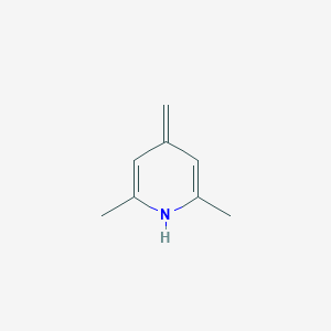 molecular formula C8H11N B142672 2,6-Dimethyl-4-methylene-1,4-dihydropyridine CAS No. 144486-71-5