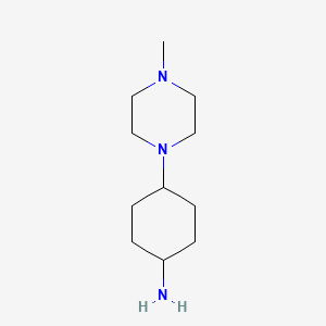 4-(4-Methylpiperazin-1-yl)cyclohexanamine