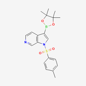 3-(4,4,5,5-Tetramethyl-1,3,2-dioxaborolan-2-yl)-1-tosyl-1H-pyrrolo[2,3-c]pyridine
