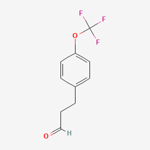 Benzenepropanal, 4-(trifluoromethoxy)-