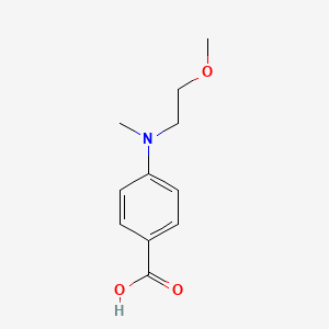 4-[(2-Methoxyethyl)(methyl)amino]benzoic acid