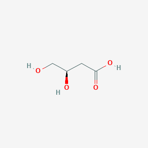 molecular formula C4H8O4 B14267401 Butanoic acid, 3,4-dihydroxy-, (3R)- CAS No. 158800-76-1