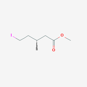 molecular formula C7H13IO2 B14267440 Methyl (3S)-5-iodo-3-methylpentanoate CAS No. 185399-64-8