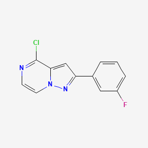 4-Chloro-2-(3-fluorophenyl)pyrazolo[1,5-a]pyrazine