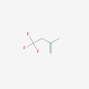 molecular formula C5H7F3 B14267470 4,4,4-Trifluoro-2-methyl-1-butene CAS No. 138835-37-7