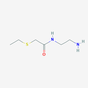 molecular formula C6H14N2OS B14267498 N-(2-Aminoethyl)-2-(ethylsulfanyl)acetamide CAS No. 135839-88-2