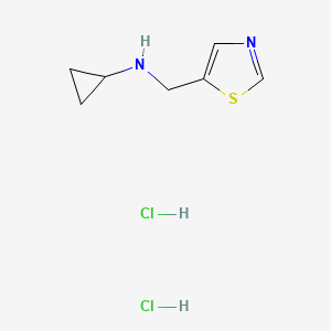 N-(1,3-thiazol-5-ylmethyl)cyclopropanamine dihydrochloride