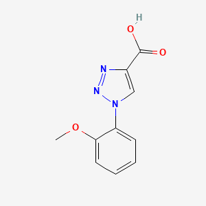 molecular formula C10H9N3O3 B1426754 1-(2-methoxyphenyl)-1H-1,2,3-triazole-4-carboxylic acid CAS No. 1233234-91-7