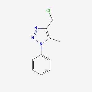 4-(chloromethyl)-5-methyl-1-phenyl-1H-1,2,3-triazole