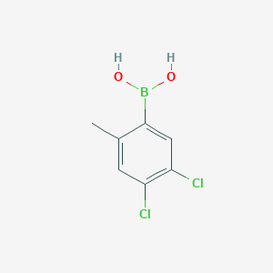 molecular formula C7H7BCl2O2 B1426770 4,5-Dichloro-2-methylphenylboronic acid CAS No. 1612184-33-4