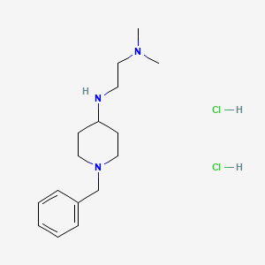 molecular formula C16H29Cl2N3 B1426775 N'-(1-benzylpiperidin-4-yl)-N,N-dimethylethane-1,2-diamine dihydrochloride CAS No. 1332531-09-5