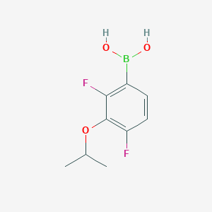 molecular formula C9H11BF2O3 B1426780 2,4-Difluoro-3-isopropoxyphenylboronic acid CAS No. 1451390-95-6