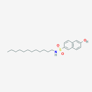 molecular formula C22H33NO3S B14267809 N-Dodecyl-6-hydroxynaphthalene-2-sulfonamide CAS No. 150952-57-1