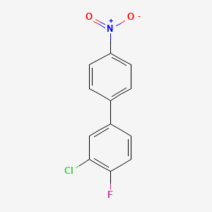 2-Chloro-1-fluoro-4-(4-nitrophenyl)benzene