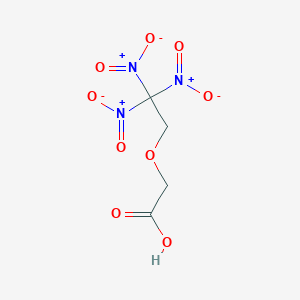 molecular formula C4H5N3O9 B14267816 (2,2,2-Trinitroethoxy)acetic acid CAS No. 138648-90-5