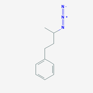 molecular formula C10H13N3 B14267845 Benzene, (3-azidobutyl)- CAS No. 166327-12-4
