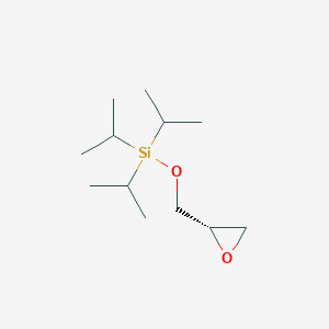molecular formula C12H26O2Si B14267877 Silane, tris(1-methylethyl)[(2S)-oxiranylmethoxy]- CAS No. 185140-87-8