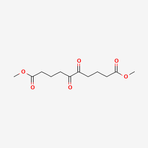 molecular formula C12H18O6 B14267891 Dimethyl 5,6-dioxodecanedioate CAS No. 141340-69-4