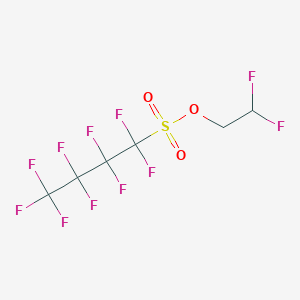 molecular formula C6H3F11O3S B1426792 2,2-Difluoroethyl nonafluorobutanesulfonate CAS No. 1036375-28-6