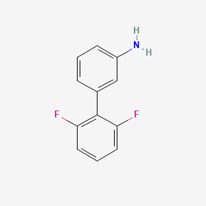 molecular formula C12H9F2N B1426793 3-(2,6-二氟苯基)苯胺 CAS No. 851462-21-0
