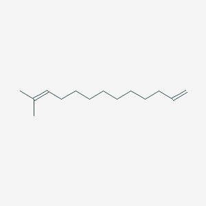 molecular formula C14H26 B14267946 1,11-Tridecadiene, 12-methyl- CAS No. 180722-75-2