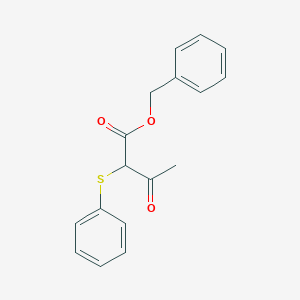 molecular formula C17H16O3S B14268006 Benzyl 3-oxo-2-(phenylsulfanyl)butanoate CAS No. 139101-20-5