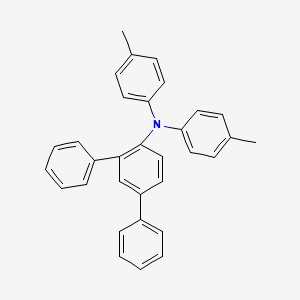 molecular formula C32H27N B14268018 N,N-bis(4-methylphenyl)-2,4-diphenylaniline CAS No. 164155-40-2