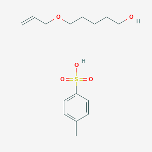 molecular formula C15H24O5S B14268032 4-Methylbenzenesulfonic acid;5-prop-2-enoxypentan-1-ol CAS No. 172147-62-5