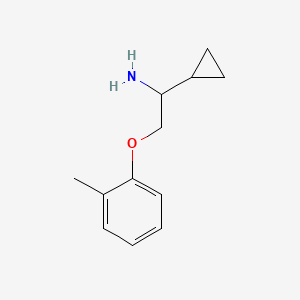 [1-Cyclopropyl-2-(2-methylphenoxy)ethyl]amine