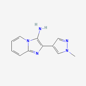 2-(1-methyl-1H-pyrazol-4-yl)imidazo[1,2-a]pyridin-3-amine