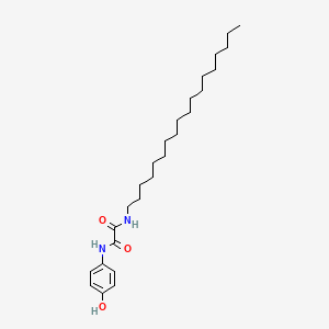 molecular formula C26H44N2O3 B14268148 N~1~-(4-Hydroxyphenyl)-N~2~-octadecylethanediamide CAS No. 166890-65-9