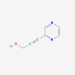 2-Propyn-1-ol, 3-(2-pyrazinyl)-
