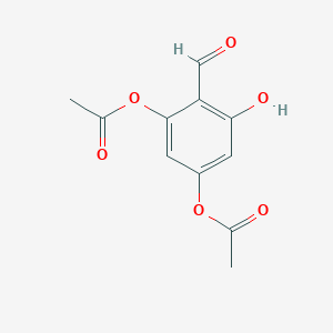 molecular formula C11H10O6 B142682 2,4,6-Trihydroxybenzaldehyde 2,4-Diacetate CAS No. 164329-24-2