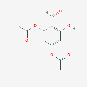 molecular formula C11H10O6 B142682 2,4-Diacetoxy-6-hydroxybenzaldehyde CAS No. 164329-24-2