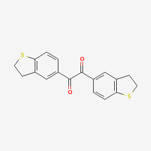 molecular formula C18H14O2S2 B14268231 Bis(2,3-dihydro-1-benzothiophen-5-yl)ethane-1,2-dione CAS No. 138737-88-9