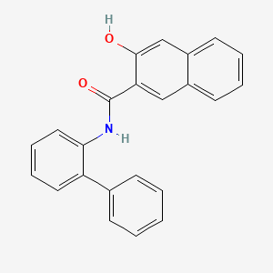 molecular formula C23H17NO2 B14268260 N-([1,1'-Biphenyl]-2-yl)-3-hydroxynaphthalene-2-carboxamide CAS No. 144077-66-7