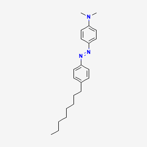molecular formula C22H31N3 B14268283 N,N-Dimethyl-4-[(E)-(4-octylphenyl)diazenyl]aniline CAS No. 134098-63-8