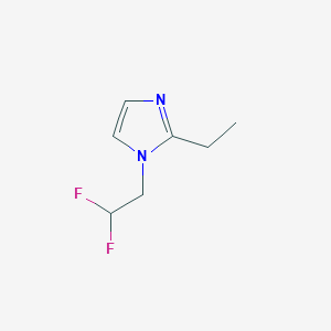 molecular formula C7H10F2N2 B1426833 1-(2,2-difluoroethyl)-2-ethyl-1H-imidazole CAS No. 1339790-91-8