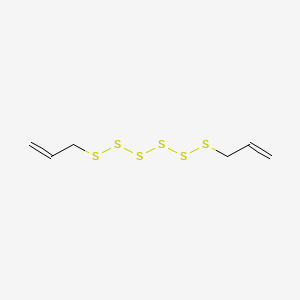 molecular formula C6H10S6 B14268330 Diallyl hexasulfide CAS No. 137443-18-6