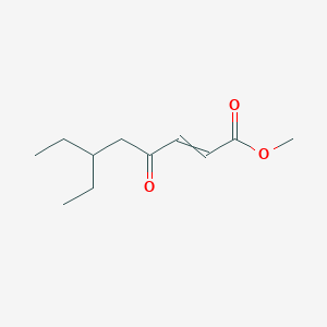 molecular formula C11H18O3 B14268336 Methyl 6-ethyl-4-oxooct-2-enoate CAS No. 162218-88-4