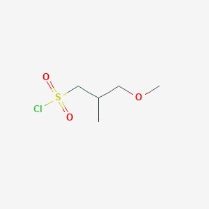 3-Methoxy-2-methylpropane-1-sulfonyl chloride