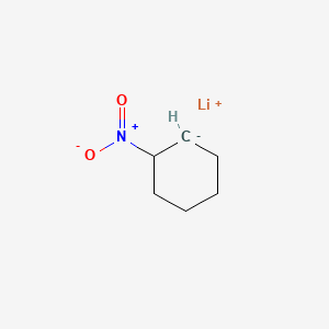 molecular formula C6H10LiNO2 B14268382 lithium;nitrocyclohexane CAS No. 189633-21-4