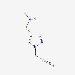 methyl({[1-(prop-2-yn-1-yl)-1H-pyrazol-4-yl]methyl})amine