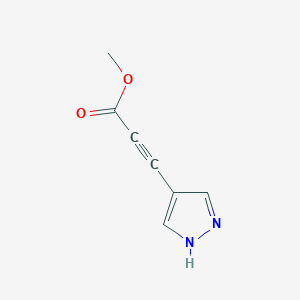 methyl 3-(1H-pyrazol-4-yl)prop-2-ynoate