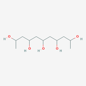 molecular formula C11H24O5 B14268451 Undecane-2,4,6,8,10-pentol CAS No. 138452-63-8