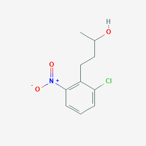 molecular formula C10H12ClNO3 B1426846 4-(2-Chloro-6-nitrophenyl)butan-2-ol CAS No. 1343392-26-6