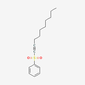 molecular formula C16H22O2S B14268599 (Dec-1-yne-1-sulfonyl)benzene CAS No. 133128-15-1