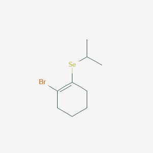 molecular formula C9H15BrSe B14268629 Cyclohexene, 1-bromo-2-[(1-methylethyl)seleno]- CAS No. 188896-23-3