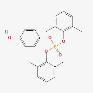 molecular formula C22H23O5P B14268657 Bis(2,6-dimethylphenyl) 4-hydroxyphenyl phosphate CAS No. 169224-30-0