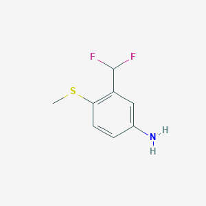 3-(Difluoromethyl)-4-(methylsulfanyl)aniline